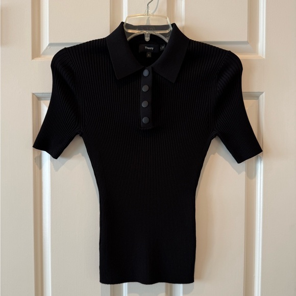 Theory Ribbed Polo - Picture 2 of 6
